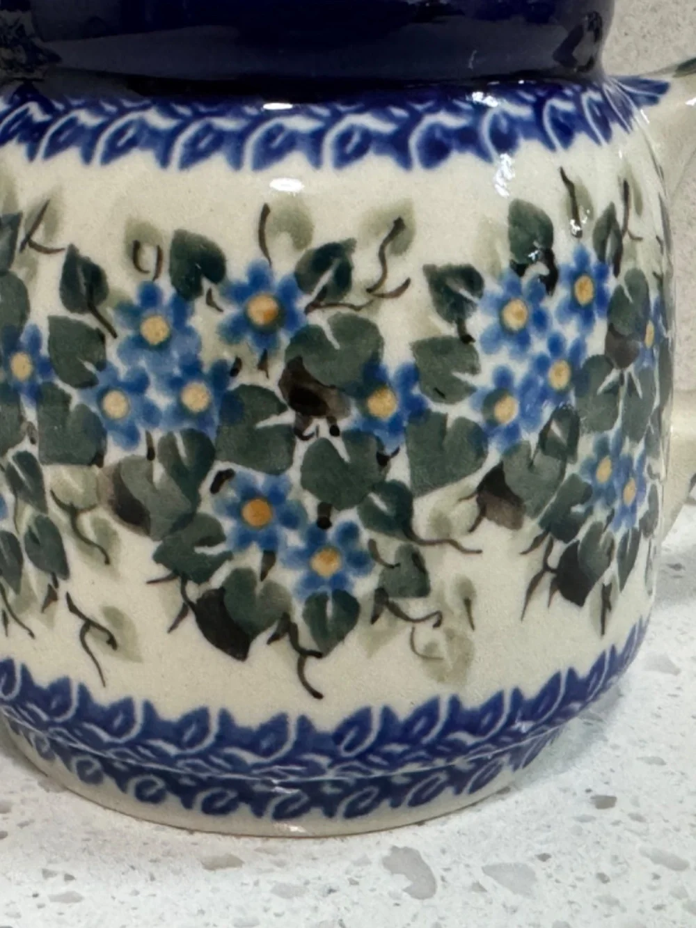 Polish Pottery Unikat Small Teapot